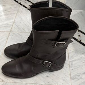 UGG Dark Brown Ankle Boots